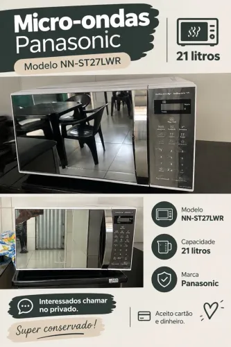 Vendo Microondas Panasonic 21 litros