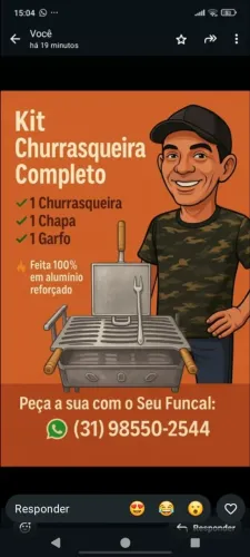 Churrasqueira, Jogo de panelas