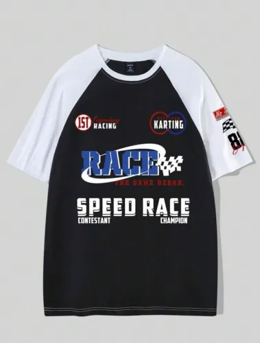 Camisa masculina preta speed run