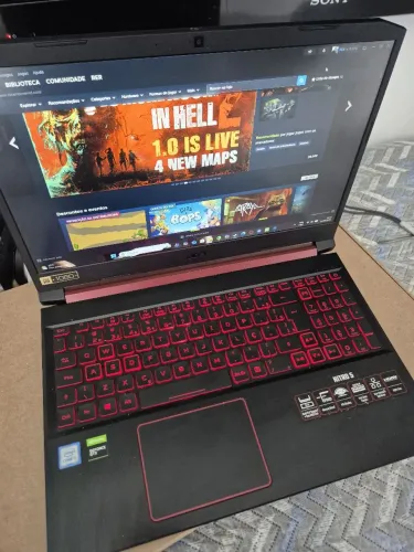 Notebook Gamer Acer Nitro 5 | Core i5 | 8GB RAM | 512GB SSD | GTX 1650 4GB