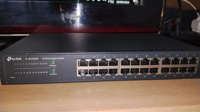 switch tp link tl sg1024d 24 portas gigabit 1000 mbps