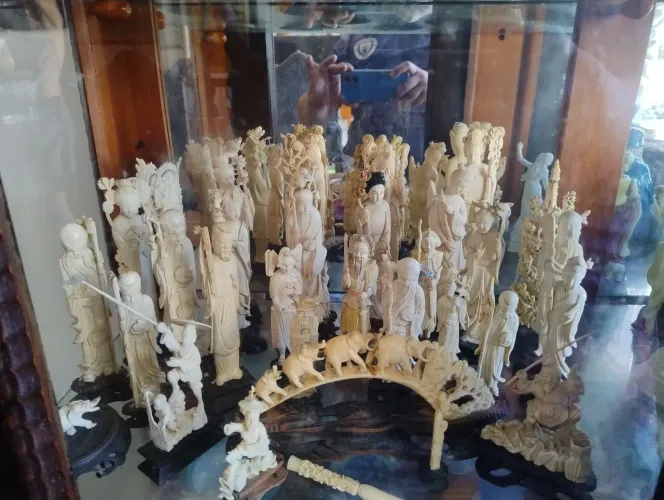 OBJETOS EM MARFIM 