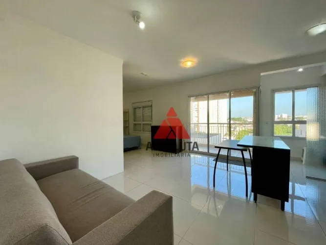 Apartamento com 1 dormitório para alugar, 48 m² por R$ 3.137,84/mês - Vila Frezzarim - Ame