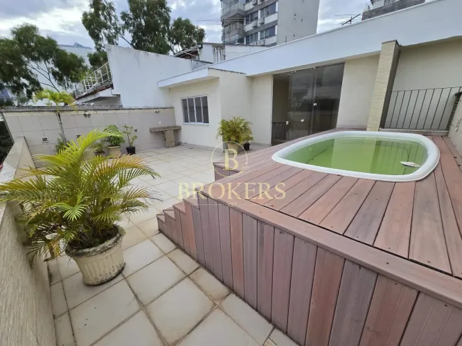 Cobertura / Penthouse à venda, Ipanema, área externa com piscina, salão, 3 quartos sendo 2