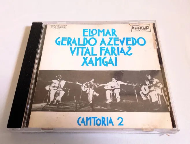 Cd Elomar Geraldo Azevedo Vital Farias Xangai/Cantoria 2/Excelente