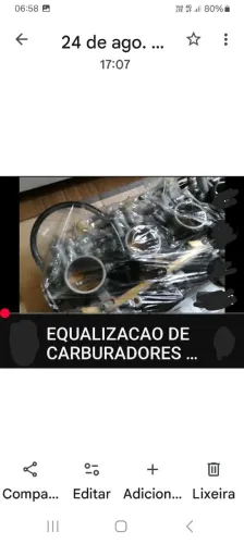 Tá com a sua moto carburada com problemas limpeza regulagem e  equalizo