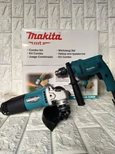 it Makita Profissional - Furadeira 500W + Esmerilhadeira 600W