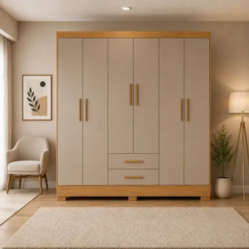 Guarda roupa casal com 6 portas EM ESTOQUE
