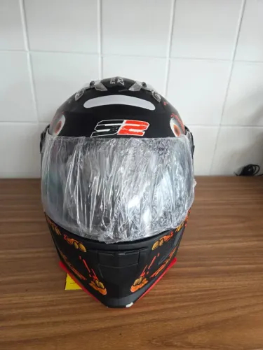 3 capacete moto pro tork stealth zombie tamanho 56 preto