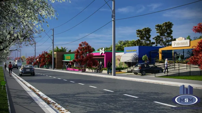 Terreno avenida comercial para venda Smart Urba Dunlop Santa Clara em Campinas