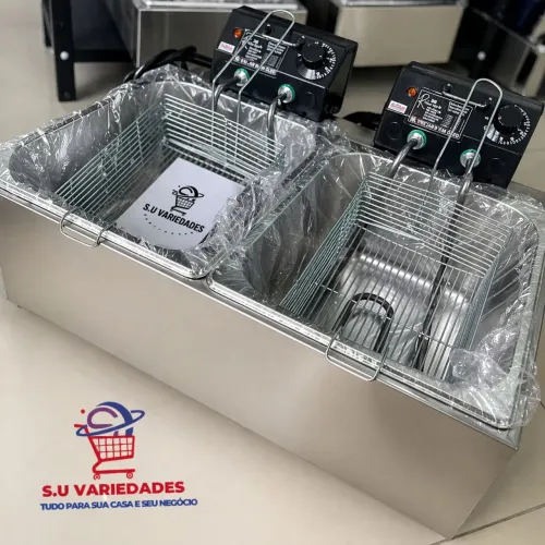 Fritadeira elétrica cuba dupla PROMOÇÃO DISPONÍVEL