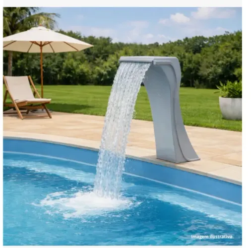 Cascata Piscina Igui Splash Cinza