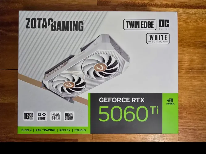 Zotac RTX 5060 Ti 16GB<br>MSI<br>Pouco usada e em excelente estado<br>Não possuo NF