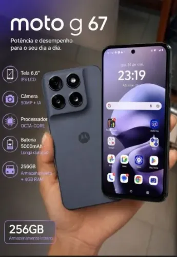 Aparelho Motorola Moto g67 256gigas