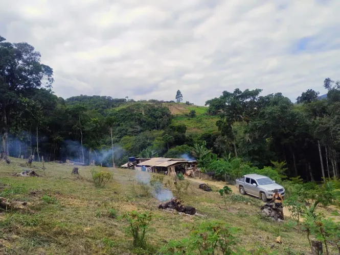 Vendo terreno pra sitio em Ascurra