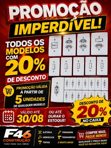 Tomadas e interruptores