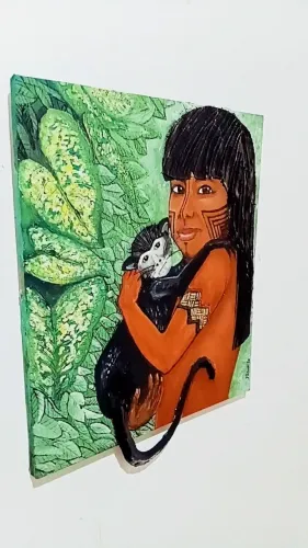 Tela Artística Macacão Sauá
