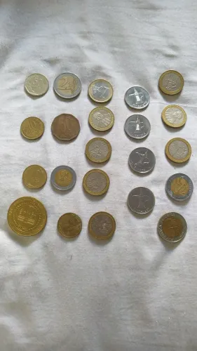 Moedas antigas estrangeiras