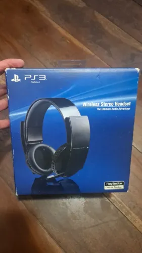 Fone de ouvido Wireless Stereo Headset PS3