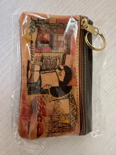 Bolsa porta moedas Mafalda Argentina importado souvenir turista novo