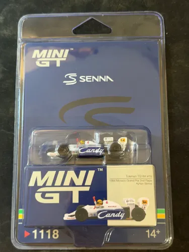 Mini Gt Senna Toleman TG184 #19 1984 Monaco Grand Prix
