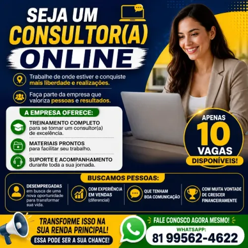 CONSULTOR(A) ONLINE - VENDAS