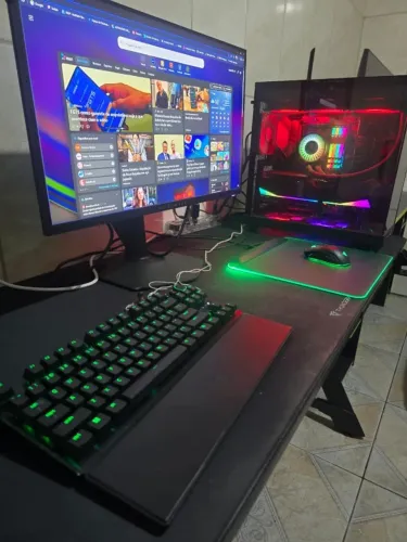 PC Gamer Monstruoso Completo - Ryzen 9 + RX 9070XT + Monitor Alienware 360Hz + Periféricos