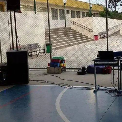Aluguel de som para pequenos eventos.