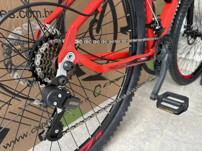 BICICLETA ARO 29 KSW XLT SHIMANO FREIOS A DISCO ARO 17