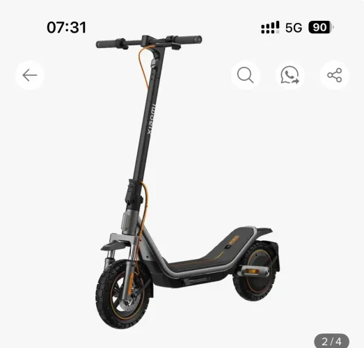 Patinete elétrico Xiaomi Pro 6 1000w, 25 a 30km/h bateria de 70