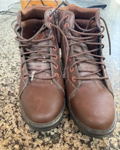   Bota Coturno Marrom Nova