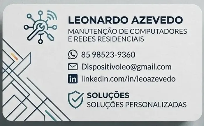 Serviços de informática , manutenção e redes em geral. 