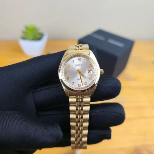 Relógio Orient feminino 31mm dourado 
