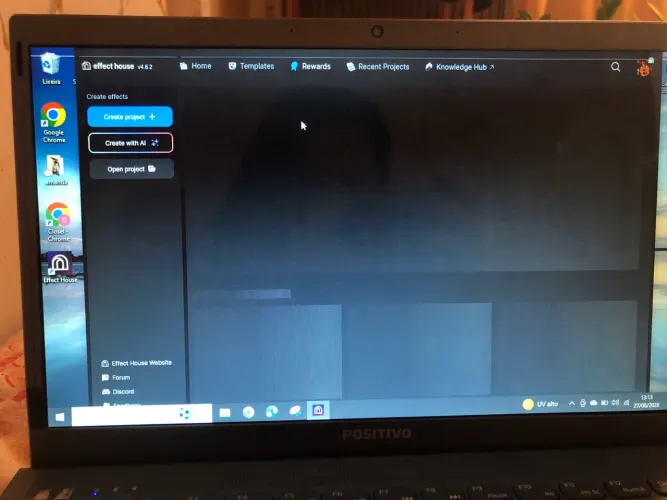 Notebook positivo usado