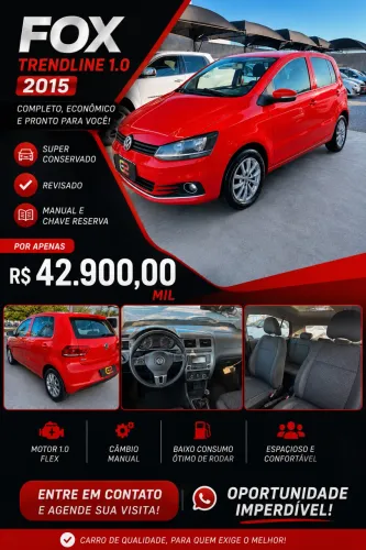 Volkswagen Fox Trendline 1.0 Flex 8V 5P 2015