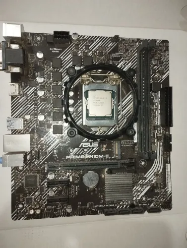 Placa Mãe e Processador (Funcionando)