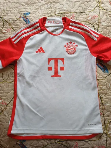 Camisa infantil Bayern de Munique branca