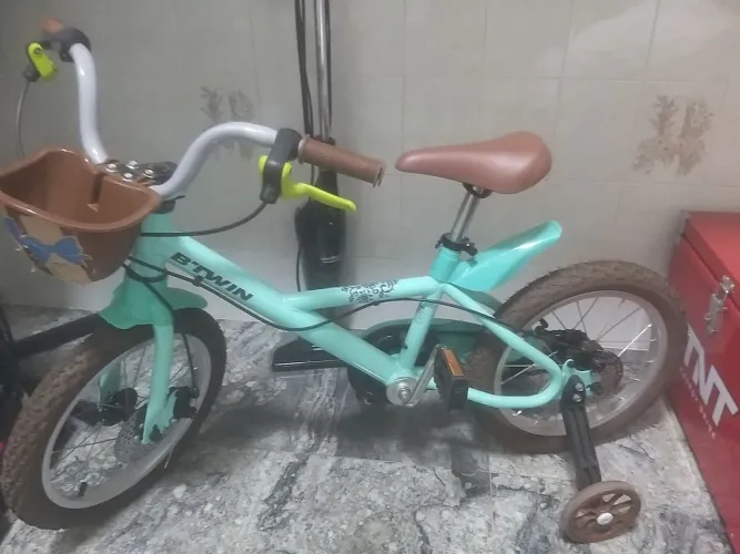 Bicicleta Infantil Aro 16 Btwin freio a disco