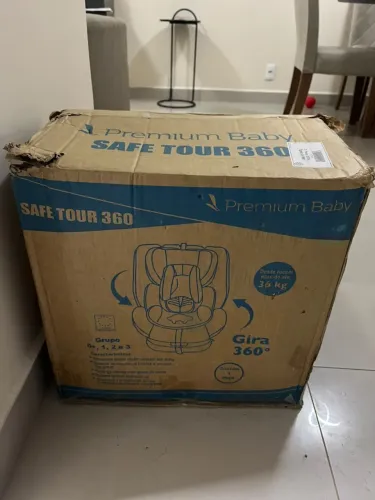 Cadeirinha de Carro Premium Baby Safe Tour 360° Nova na Caixa