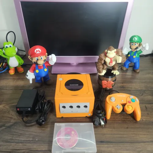 Nintendo game cube laranja original