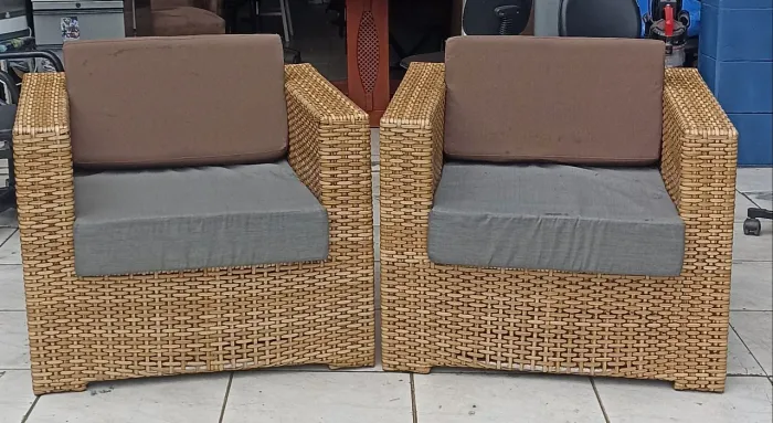 Poltronas de Palha.
