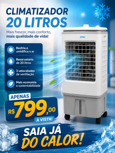 Climatizador 20 litros