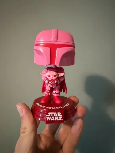 funko pop mandalorian grogu rosa #498