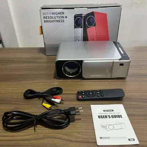 Projetor 3500 Lumens Full Hd Multimídia Alston T6 USB HDMI VGA