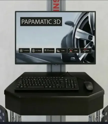 Alinhador 3D - COM DOIS MONITORES 32' & 21' E MINICPU ASUS DE 8GB RAM ACOPLADA NO RACK