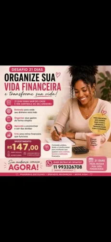 Organização vida financeira 
