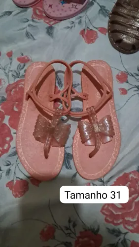 Lote infantil menina tamanho 31 sandália