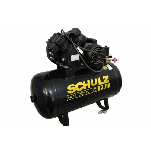 Compressor de Ar Schulz CSV10/100 - 10 Pés, 100 Litros, 220V Monofásico - Novo