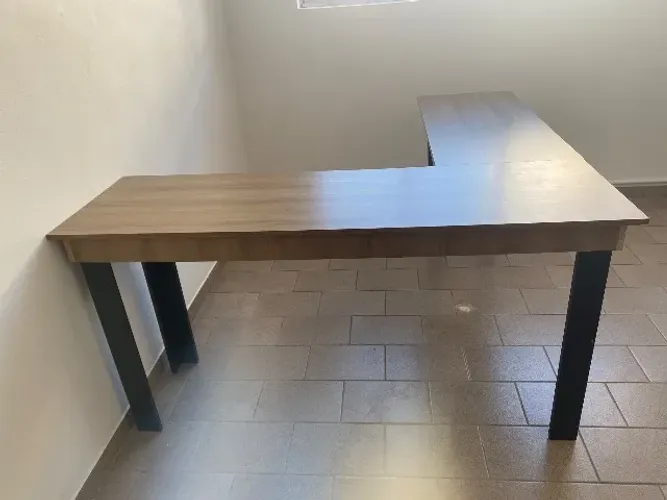 Mesa em L para escritório e estúdio