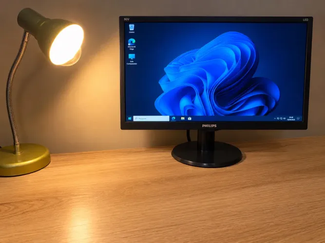 Monitor Philips Wide Led 18,5 - 193V5LSB2 Preto HD (Usado)